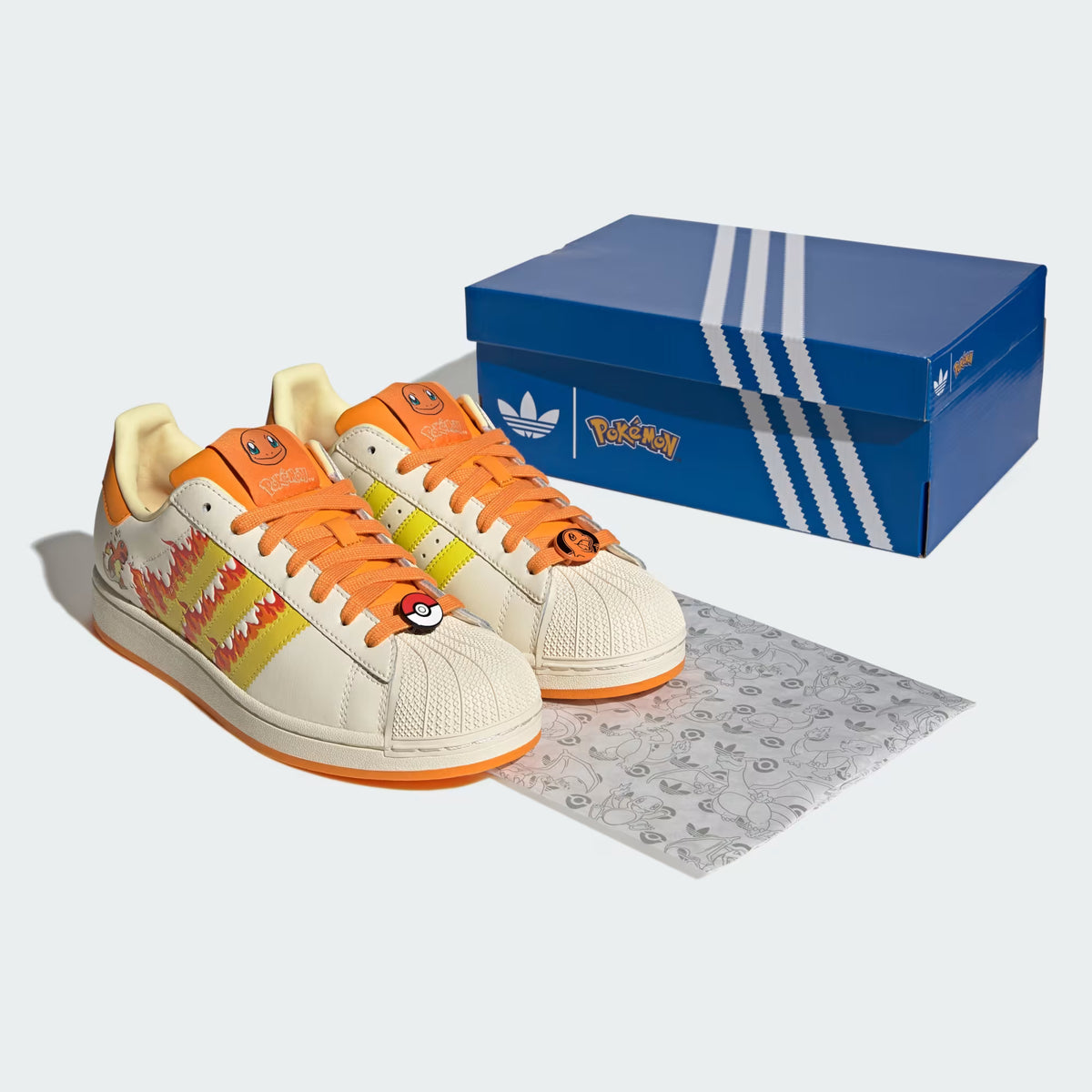 Chaussures Salameche Superstar II Adidas Pokemon