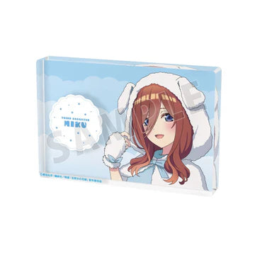 Bloc Acrylique Miku Nakano Ver.Fluffy Quintessential Quintuplets