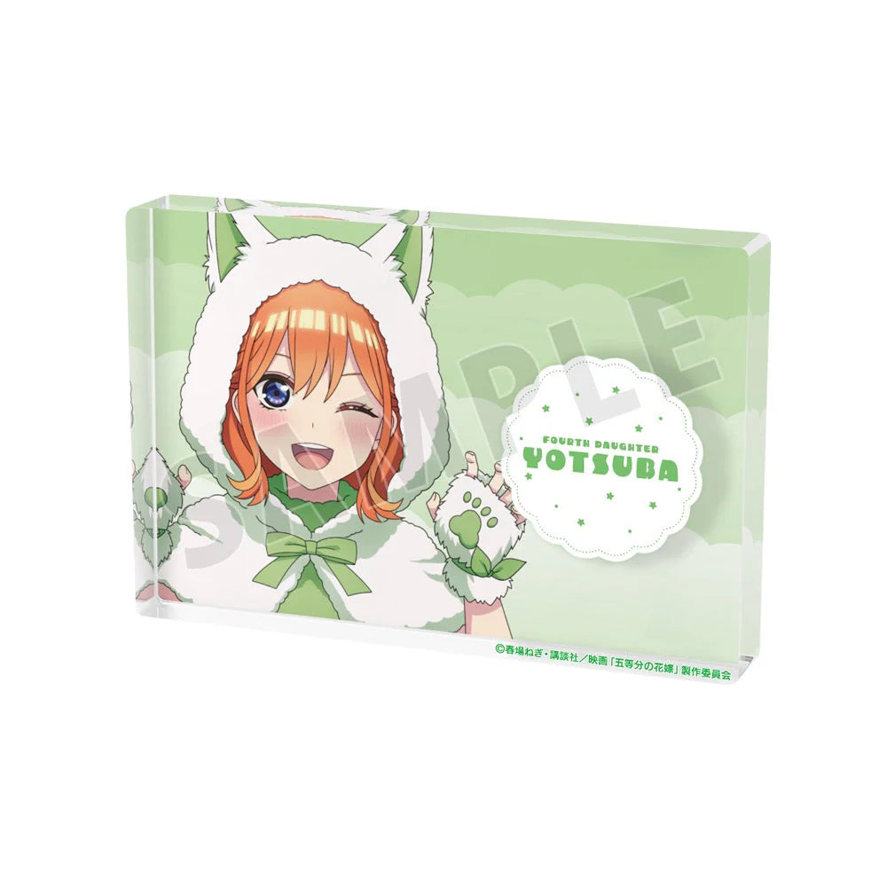 Bloc Acrylique Yotsuba Nakano Ver.Fluffy Quintessential Quintuplets