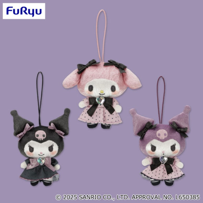 Peluche Kuromi Ribbon Ver. Furyu Sanrio Au Choix