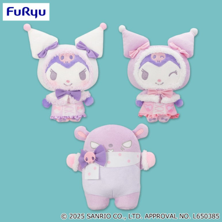 Peluche Kuromi White Cape Ver. Furyu Sanrio Au Choix 