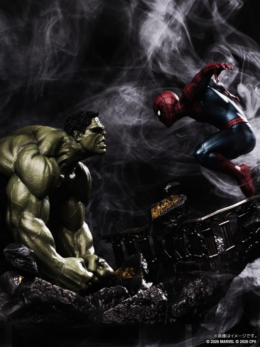 Figurine Spiderman & Hulk (Last One) Happy Kuji Spiderman Brand New Day