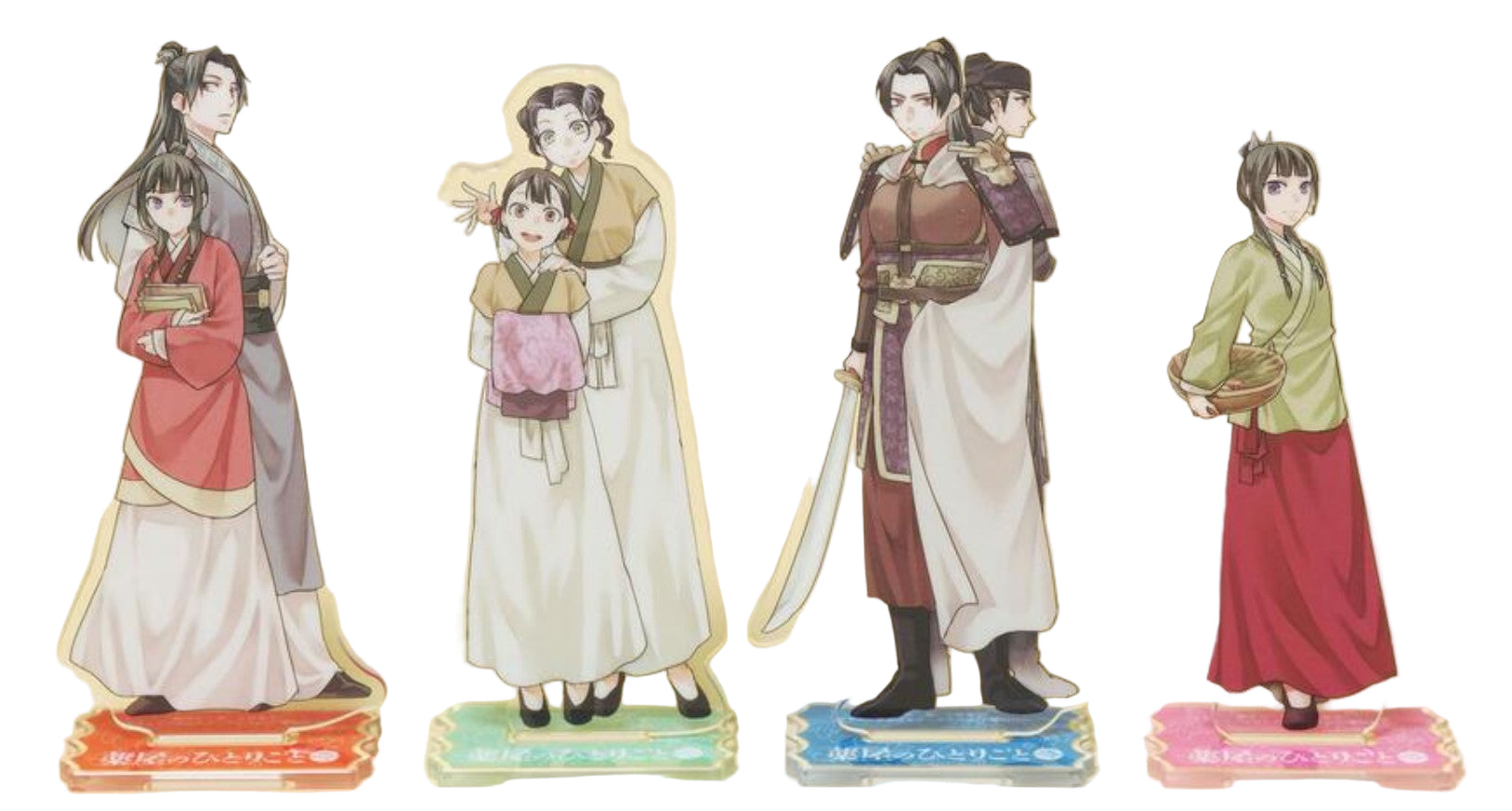 Acrylique Stand Les Carnets de l'Apothicaire Sunday GX Collection Set 4Pcs