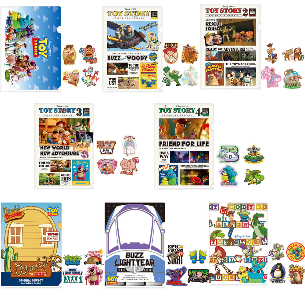 Clearfile & Sticker Toy Story (J) Ichiban Kuji Toy Story 30 Years & Beyond Set Complet