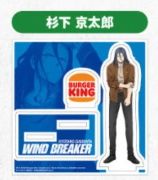 Acrylique Stand Kyotaro Sugishita Wind Breaker x Burger King