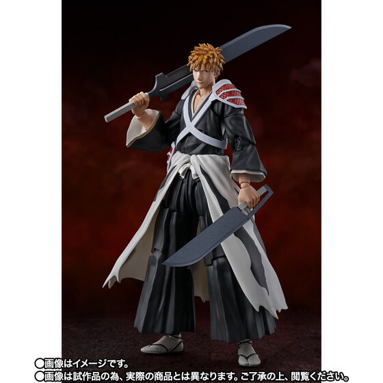 Figurine Kurosaki Ichigo - Two Swords Zangetsu - S.H. Figuarts Bleach