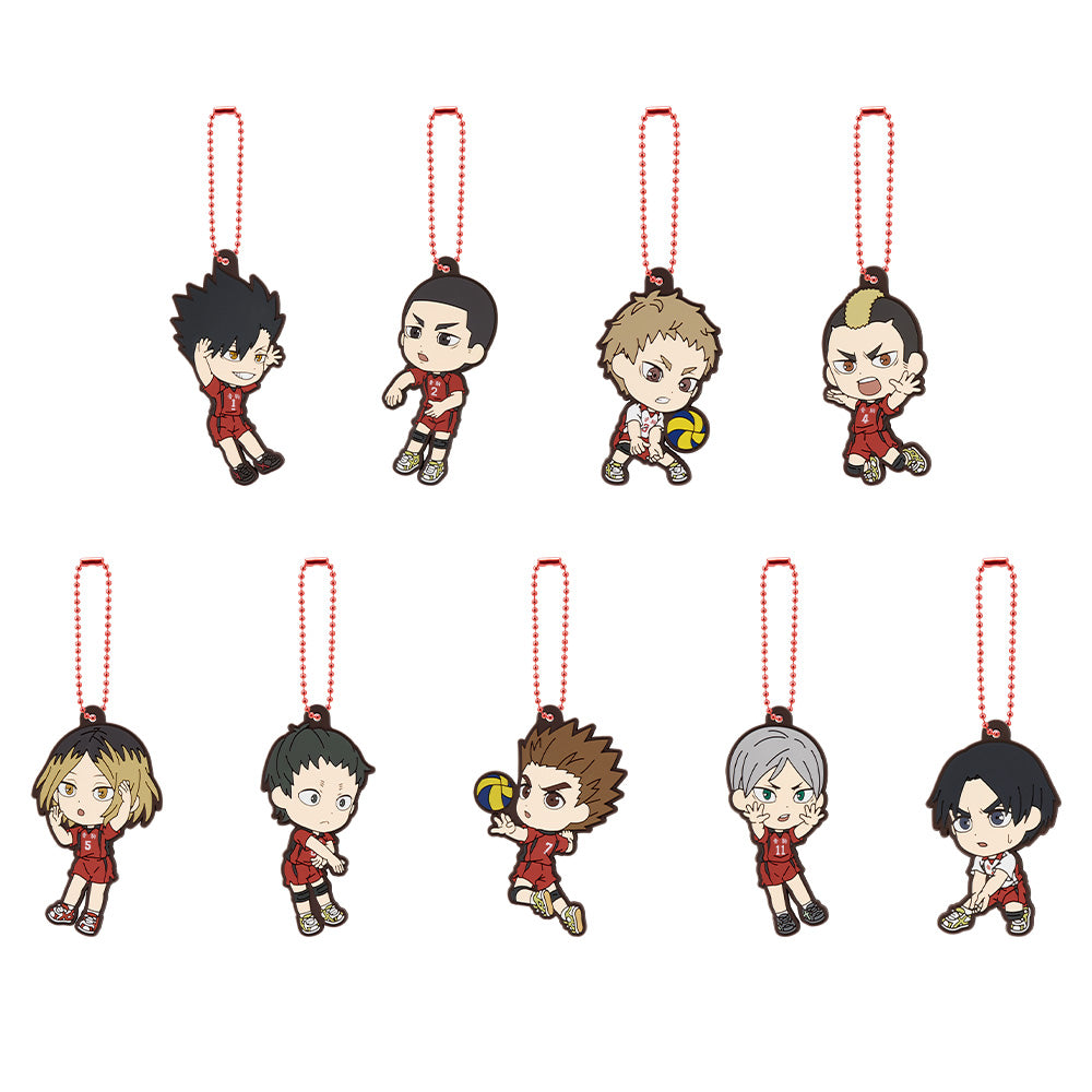 Rubber Lycée Nekoma Set (10 Pcs) Haikyu!! Ichiban Kuji Bataille Decisive à la decharge (H)