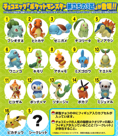 Oeuf Surprise Pokemon Starter Ver. Pack 10Pcs