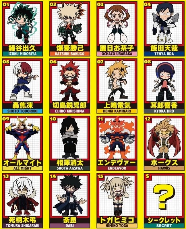 Oeuf Surprise My Hero Academia Pack 10Pcs