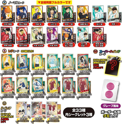 Booster Haikyuu Charakutaburu Vol.03 1 Card & Candy Haikyuu