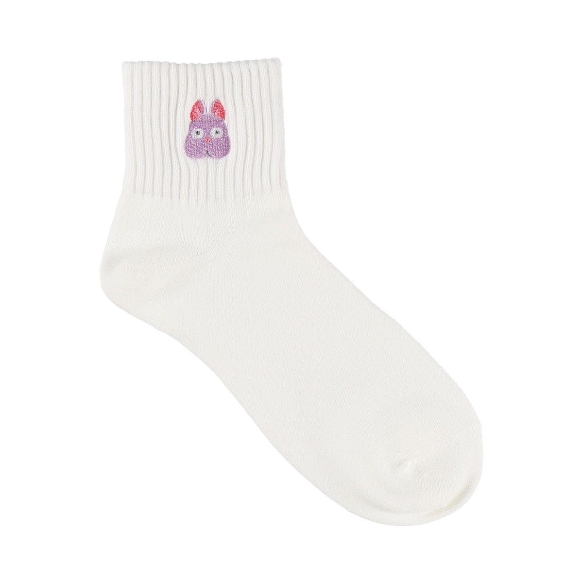 Chaussettes courtes brodées côtelées Bô Ghibli Le Voyage de Chihiro