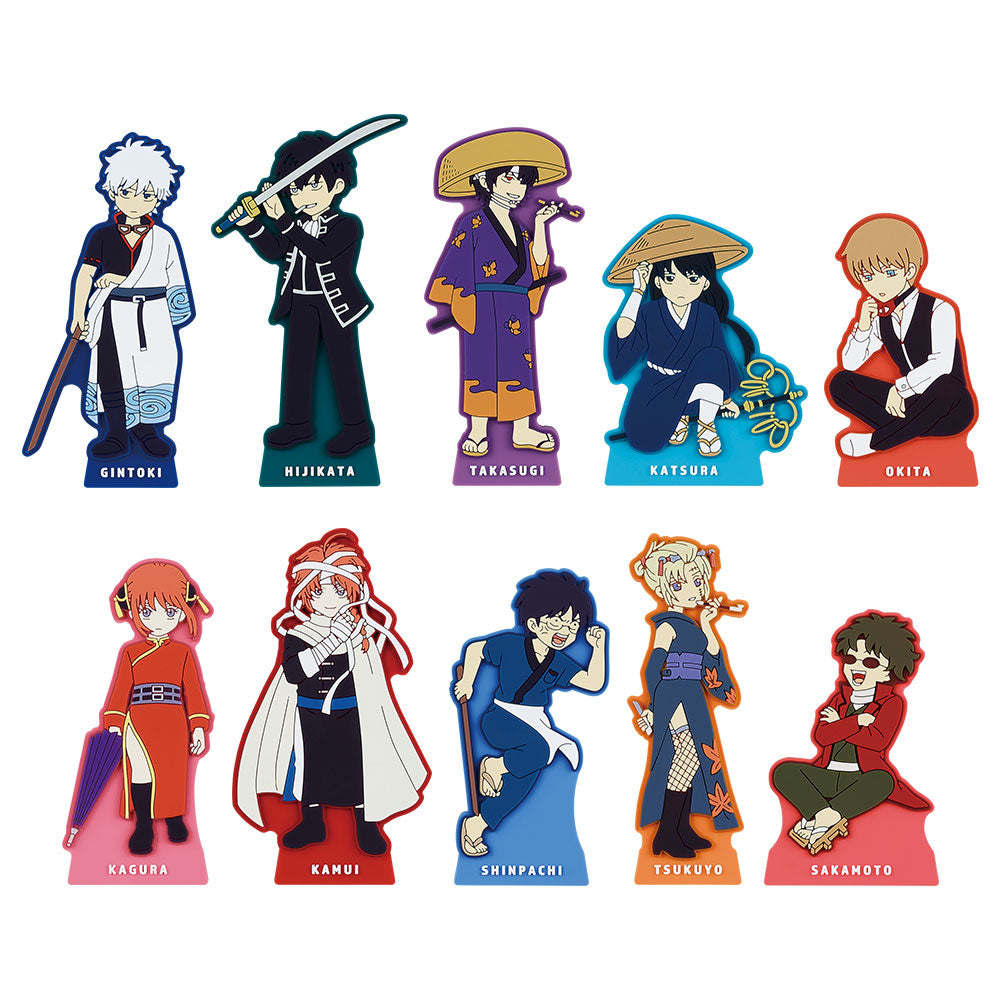 Rubber Stand Gintama (H) Ichiban Kuji Gintama 20th Anniversary Hatachi Gathering Set Complet