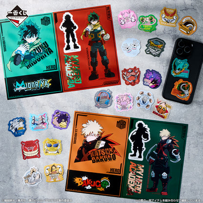 Stickers My Hero Academia (G) Ichiban Kuji My Hero Academia The Power of Weaving Bonds Set Complet